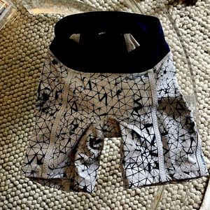 Lululemon padded bike short.  Size 0